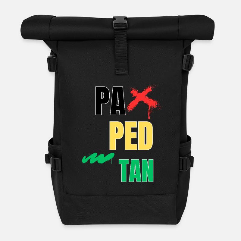 pa_ped_tan - Rolltop Rucksack - Schwarz