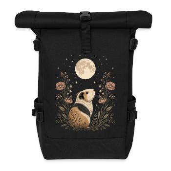 Ideal gift for animal and nature lovers - Roll Top Backpack - black - Front