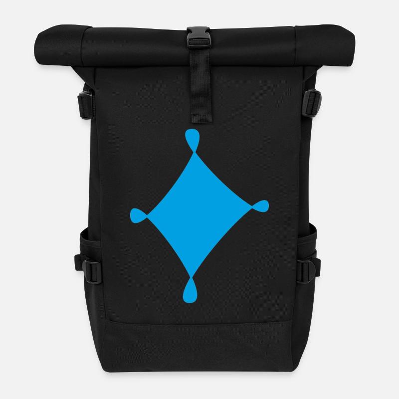 karo - Rolltop Rucksack - Schwarz
