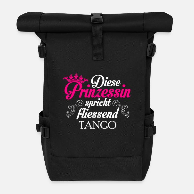 Tango - Prinzessin - Rolltop Rucksack - Schwarz