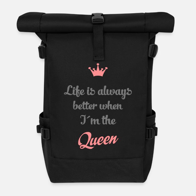 funny - Rolltop Rucksack - Schwarz