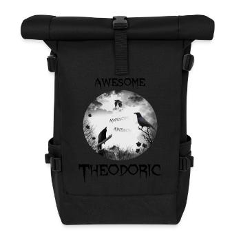 Theodoric Theo Birthday - Roll Top Backpack - black - Front