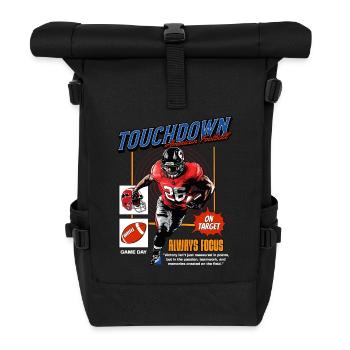 Joueur de football américain États-Unis America Sports Splash - Sac à dos roll top - noir - Devant