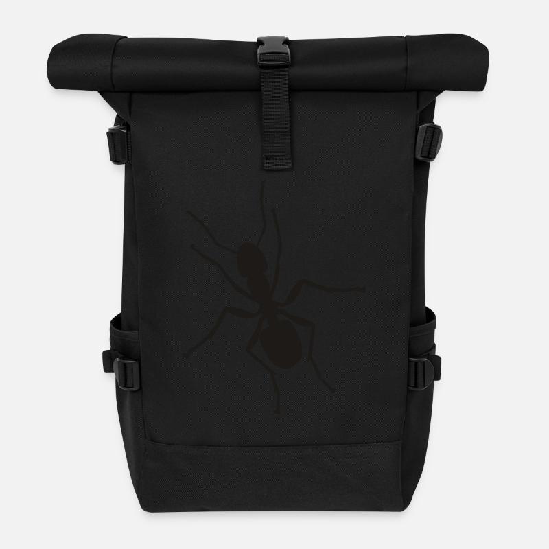 ameise - Rolltop Rucksack - Schwarz