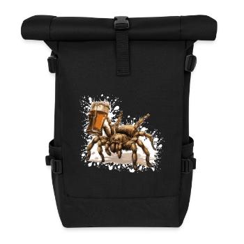 Tarantula Bier Lustig - Rolltop Rucksack - Schwarz - Vorne