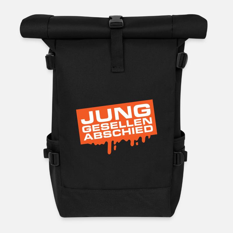 Junggesellenabschied Jga - Rolltop Rucksack - Schwarz