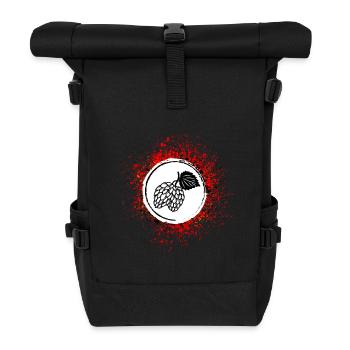 Beer Hops Tap Brewery - Roll Top Backpack - black - Front