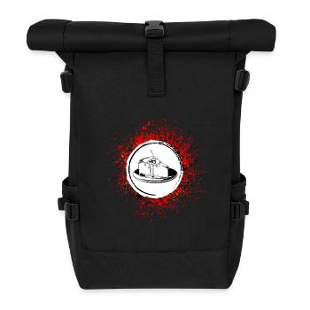 Cuisson du cheesecake - Sac à dos roll top - noir - Devant