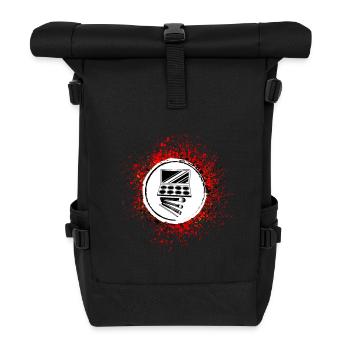Make Up Cosmetic Icon - Roll Top Backpack - black - Front