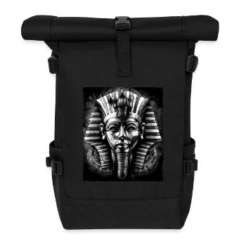 Pharaoh Portrait - Roll Top Backpack - black - Front