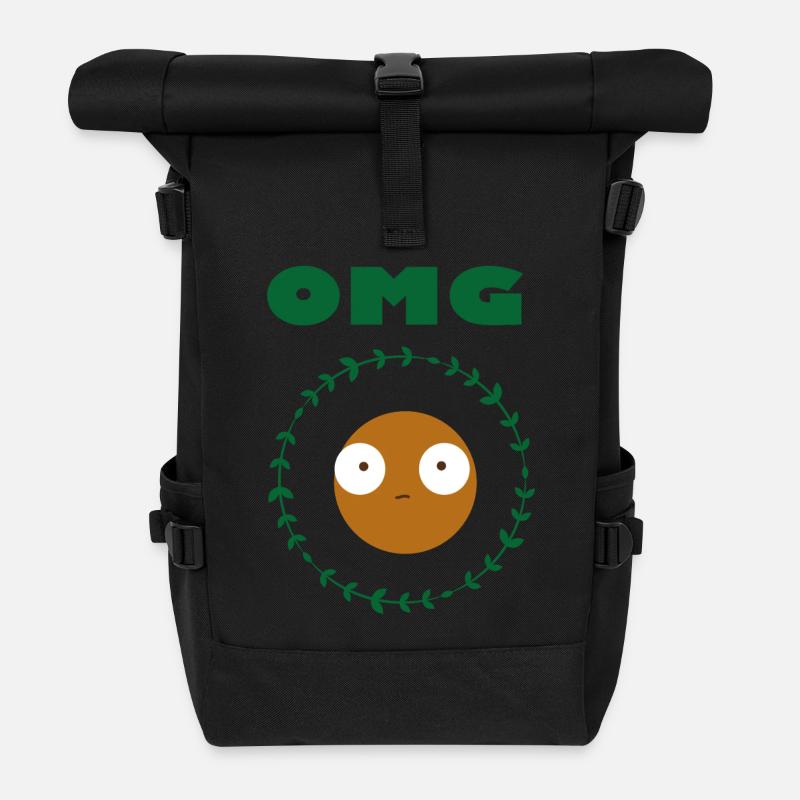OMG - Rolltop Rucksack - Schwarz