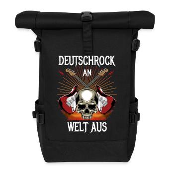 German rock on - world out - Roll Top Backpack - black - Front