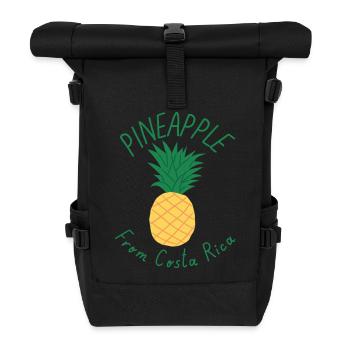 Chemise ananas Costa Rica Été tropical - Sac à dos roll top - noir - Devant