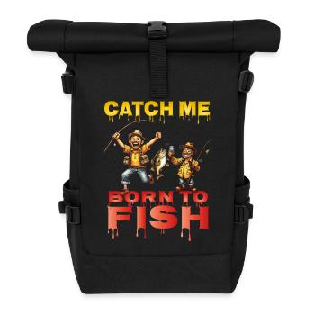 Catch_me_ - Roll Top Backpack - black - Front