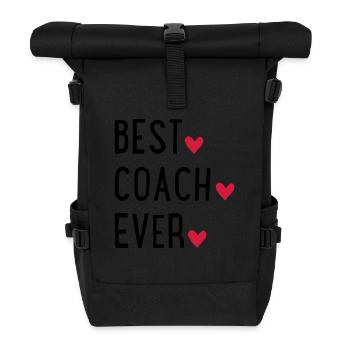 COACH - Roll Top Backpack - black - Front
