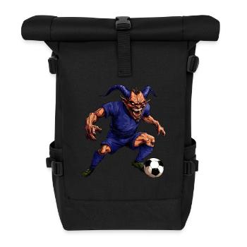 Teufel Fussballer - Rolltop Rucksack - Schwarz - Vorne