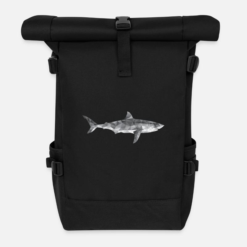 Hai - Rolltop Rucksack - Schwarz