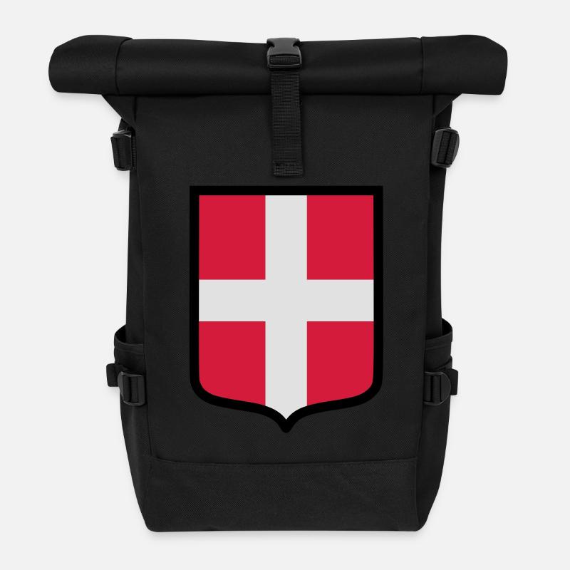 Blason Savoie (K) - Sac à dos roll top - noir