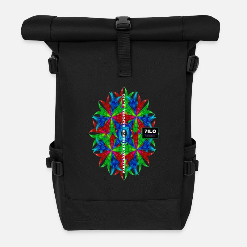Paralleluniversum Kapitel 2 721 - Rolltop Rucksack - Schwarz