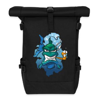 Drôle de poisson Poisson prédateur pour les pêcheurs - Sac à dos roll top - noir - Devant