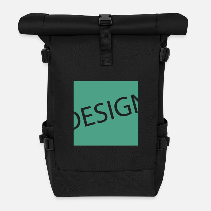 Design - Rolltop Rucksack - Schwarz