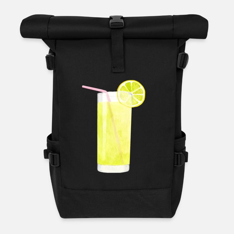 Limonade - Rolltop Rucksack - Schwarz