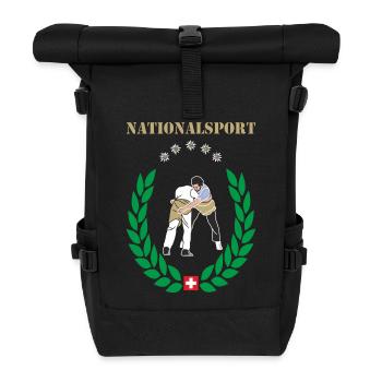 schwingen nationalsport  Schwinger - Rolltop Rucksack - Schwarz - Vorne
