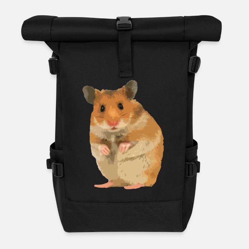 Hamster - Rolltop Rucksack - Schwarz