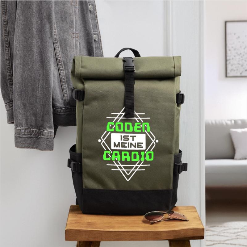 Coden Statement Developer Computerfreak Skripting Rolltop Rucksack