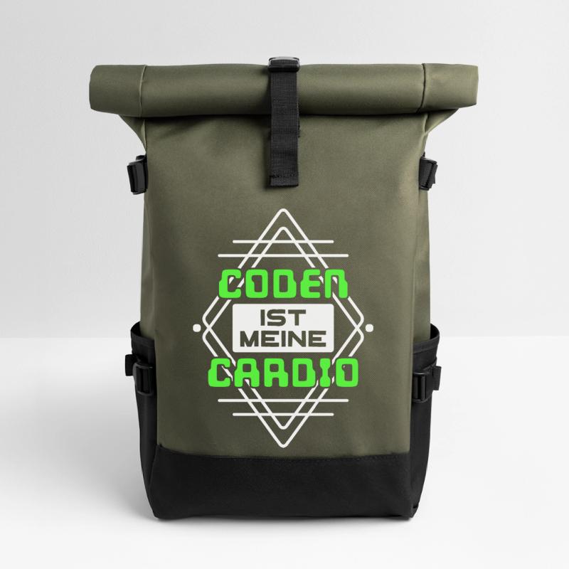 Coden Statement Developer Computerfreak Skripting Rolltop Rucksack