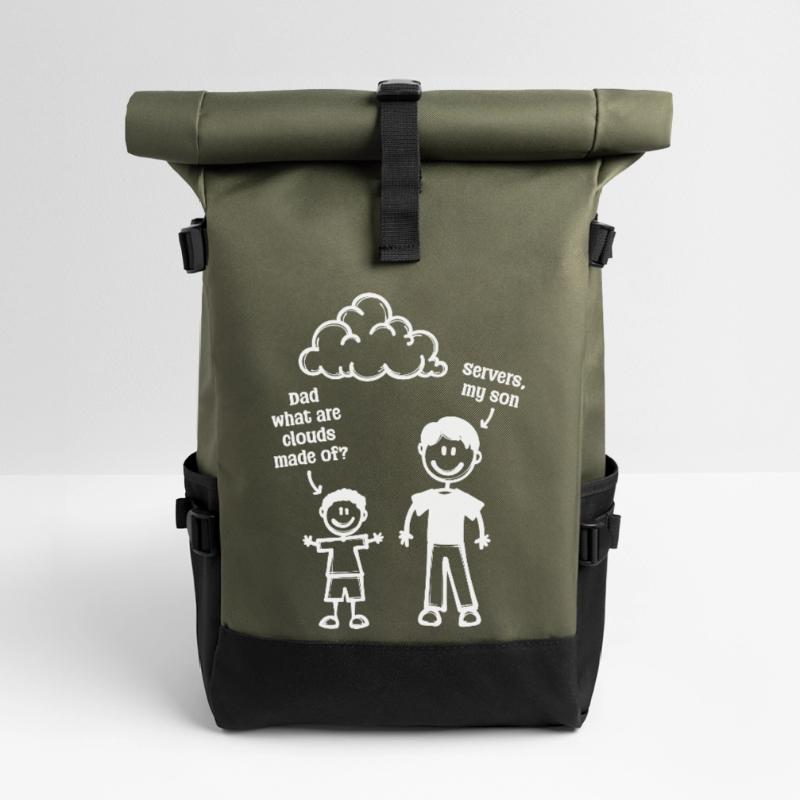 Developer Coden Computerfreak Webentwickler Geek Rolltop Rucksack