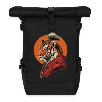 Moine Tigre - Sac à dos roll top - noir - Devant