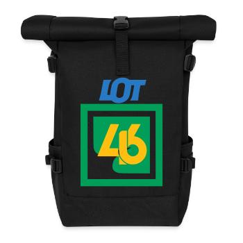 Los 46 - Rolltop Rucksack - Schwarz - Vorne