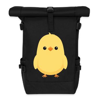 chick - Roll Top Backpack - black - Front