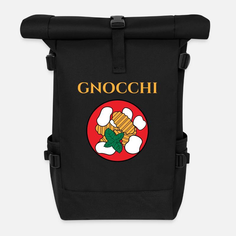 Bol de gnocchis - Sac à dos roll top - noir