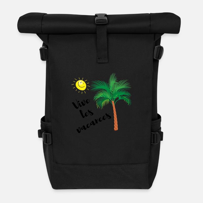 ES LEBE DIE FEIERTAGE - Rolltop Rucksack - Schwarz