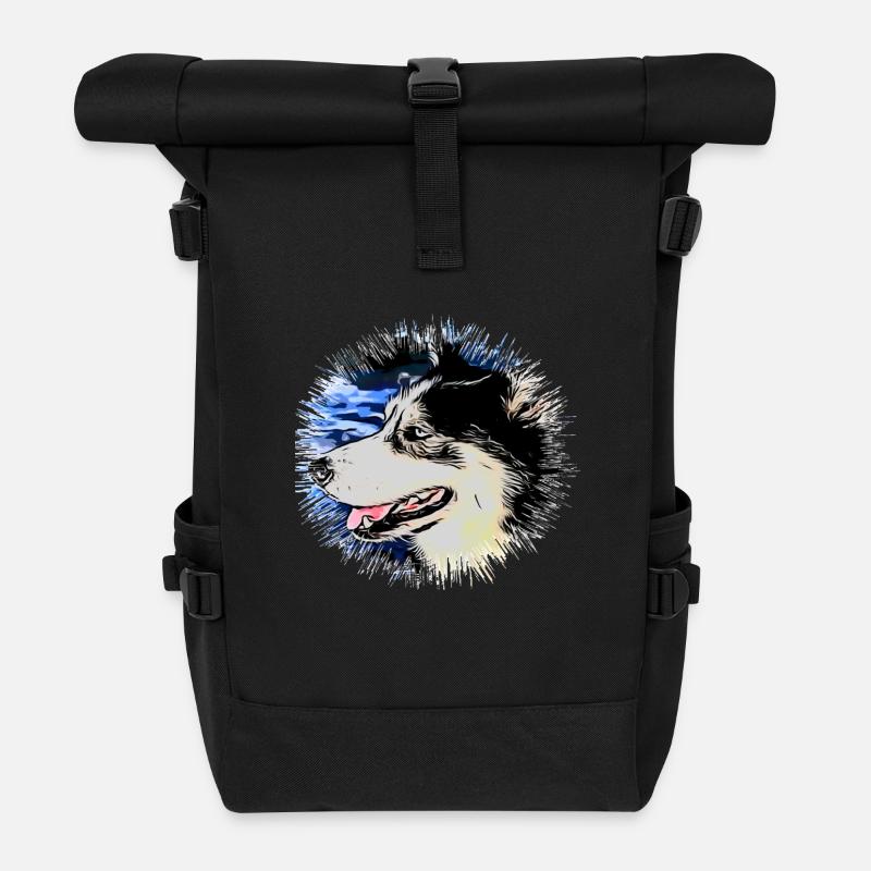 Husky - Rolltop Rucksack - Schwarz
