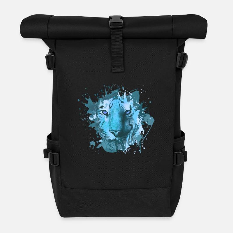 Tiger - Rolltop Rucksack - Schwarz