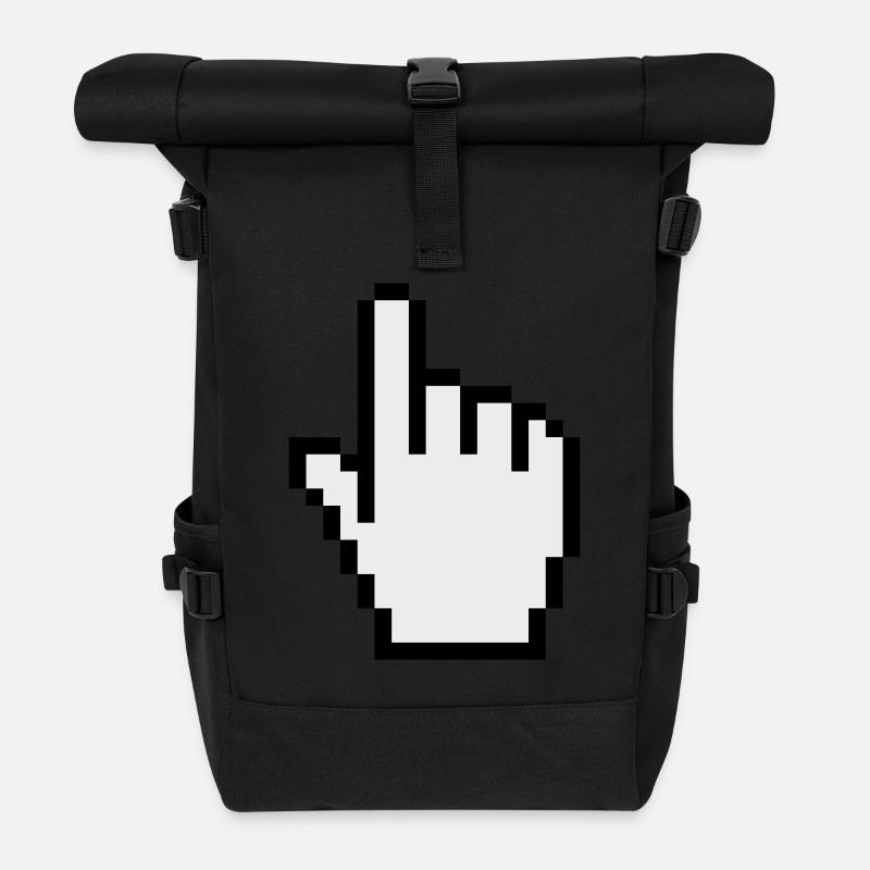 pointeur / curseur - Sac à dos roll top - noir