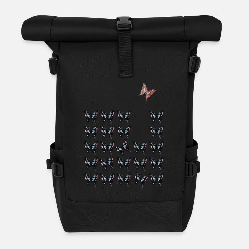 be different - Rolltop Rucksack - Schwarz