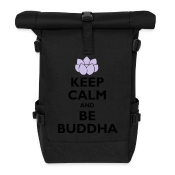 be buddha - Rolltop Rucksack - Schwarz - Vorne