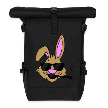 Bunny Joint - Roll Top Backpack - black - Front