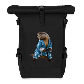 Marmotte sportive - Sac à dos roll top - noir - Devant