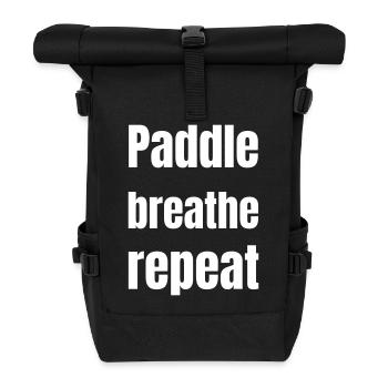 Paddlen - Rolltop Rucksack - Schwarz - Vorne