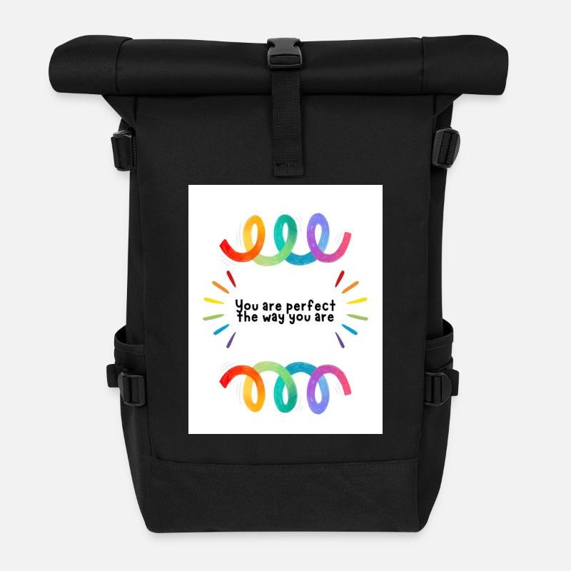 Fier - Sac à dos roll top - noir