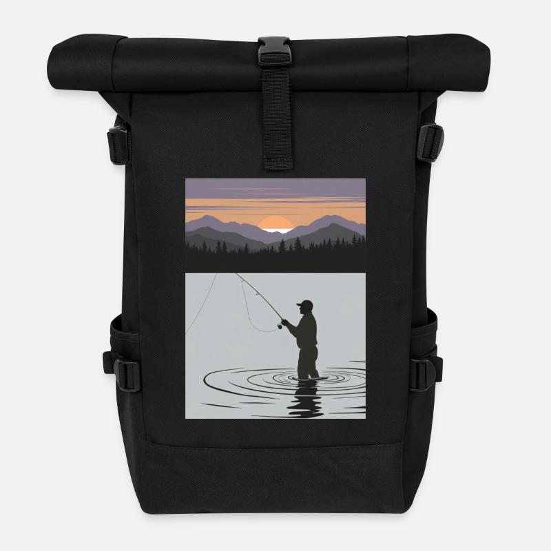 Tattoo Kunst Künstler Geschenk - Rolltop Rucksack - Schwarz