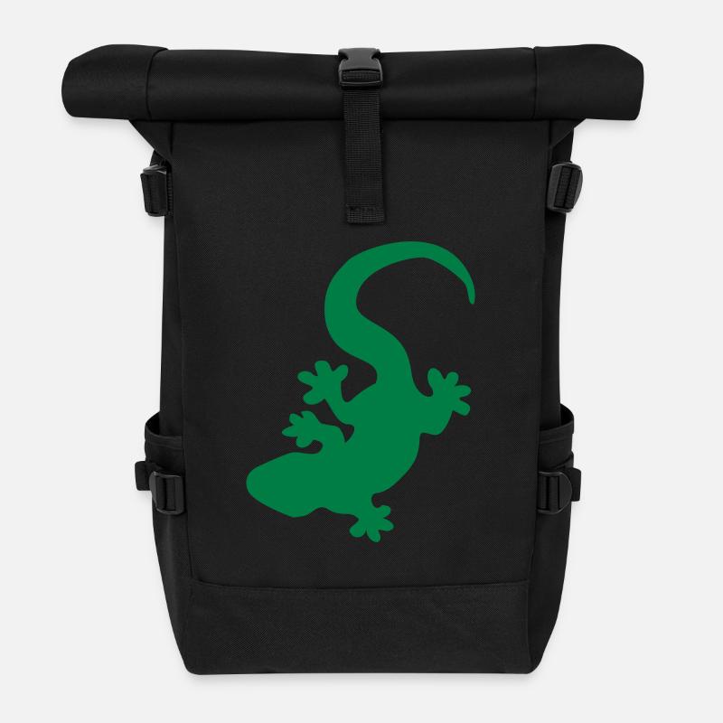 lizard - Sac à dos roll top - noir