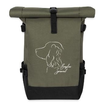 Boykin Spaniel Profil Chien Chien Wilsigns - Sac à dos roll top - olive/noir - Devant