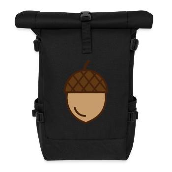Eichel - Rolltop Rucksack - Schwarz - Vorne