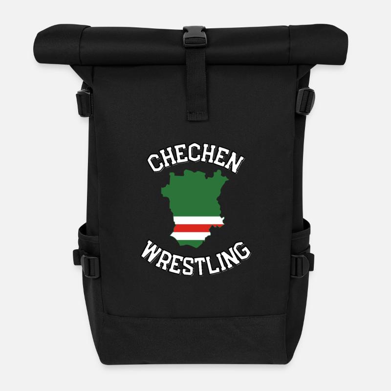 Chechen Wrestling - Rolltop Rucksack - Schwarz